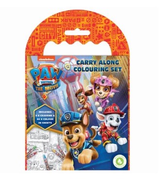 Carry Along Paw Patrol Colouring Set