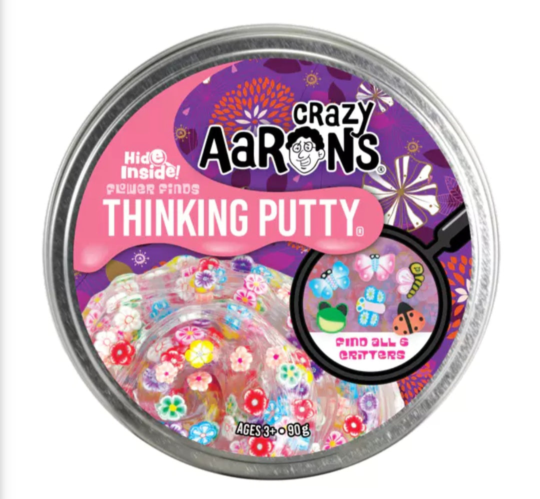 Crazy Aaron's Thinking Putty Hide Inside Flower Finds