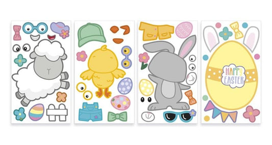 Make your own Easter Character Stickers